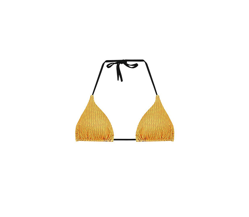 Sarı Üçgen Bikini Üst // QN-1007