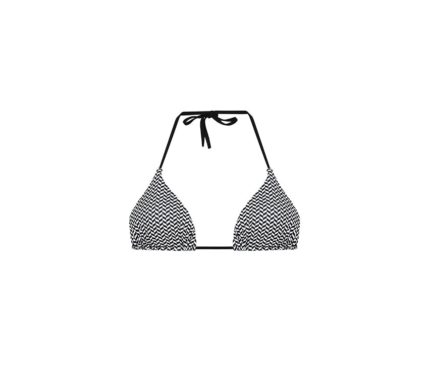 Siyah Oklu Üçgen Bikini Üst // QN-1010
