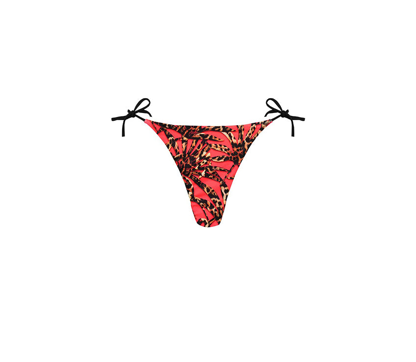 Kırmızı Leopar Bikini Alt // QN-1026