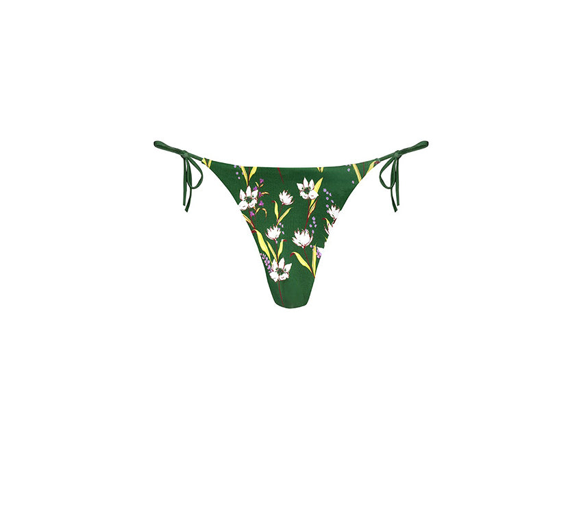 Yeşil Çiçek Bikini Alt // QN-1027