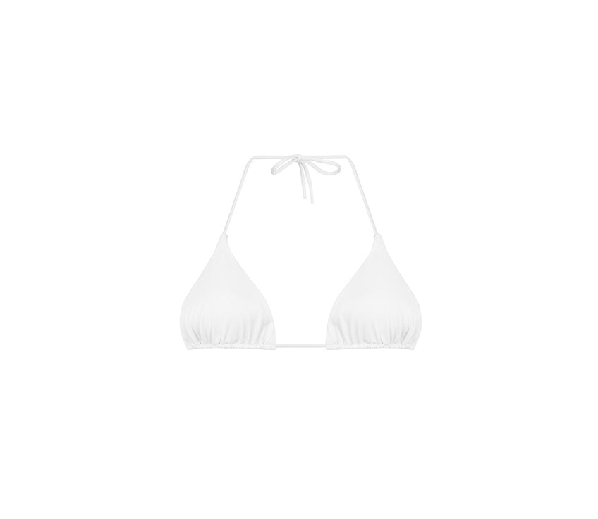 Beyaz Üçgen Bikini Üst // QN-1019