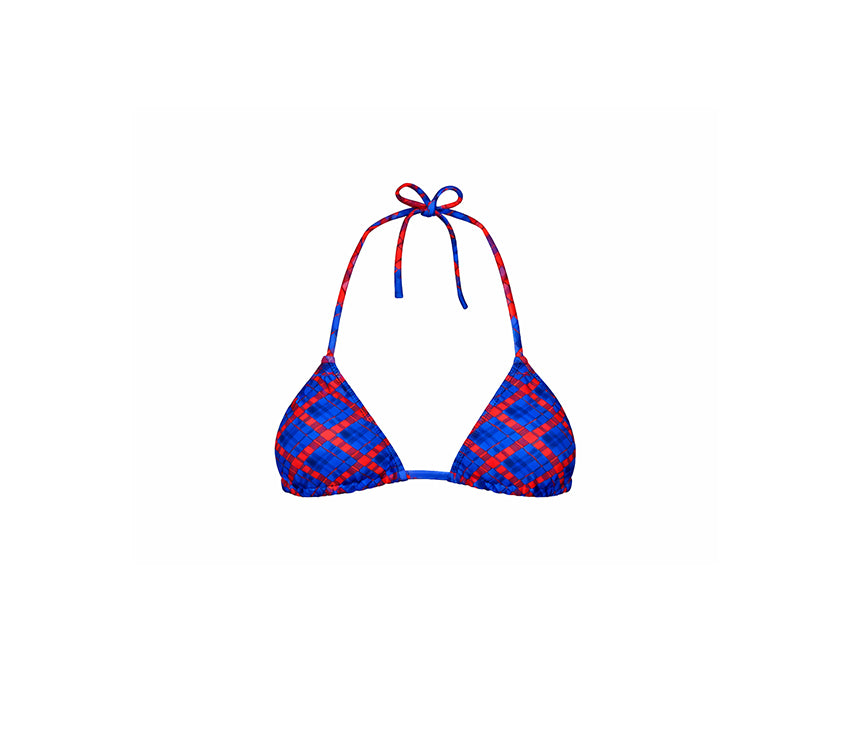 Mavi Üçgen Bikini Üst // QN-1001